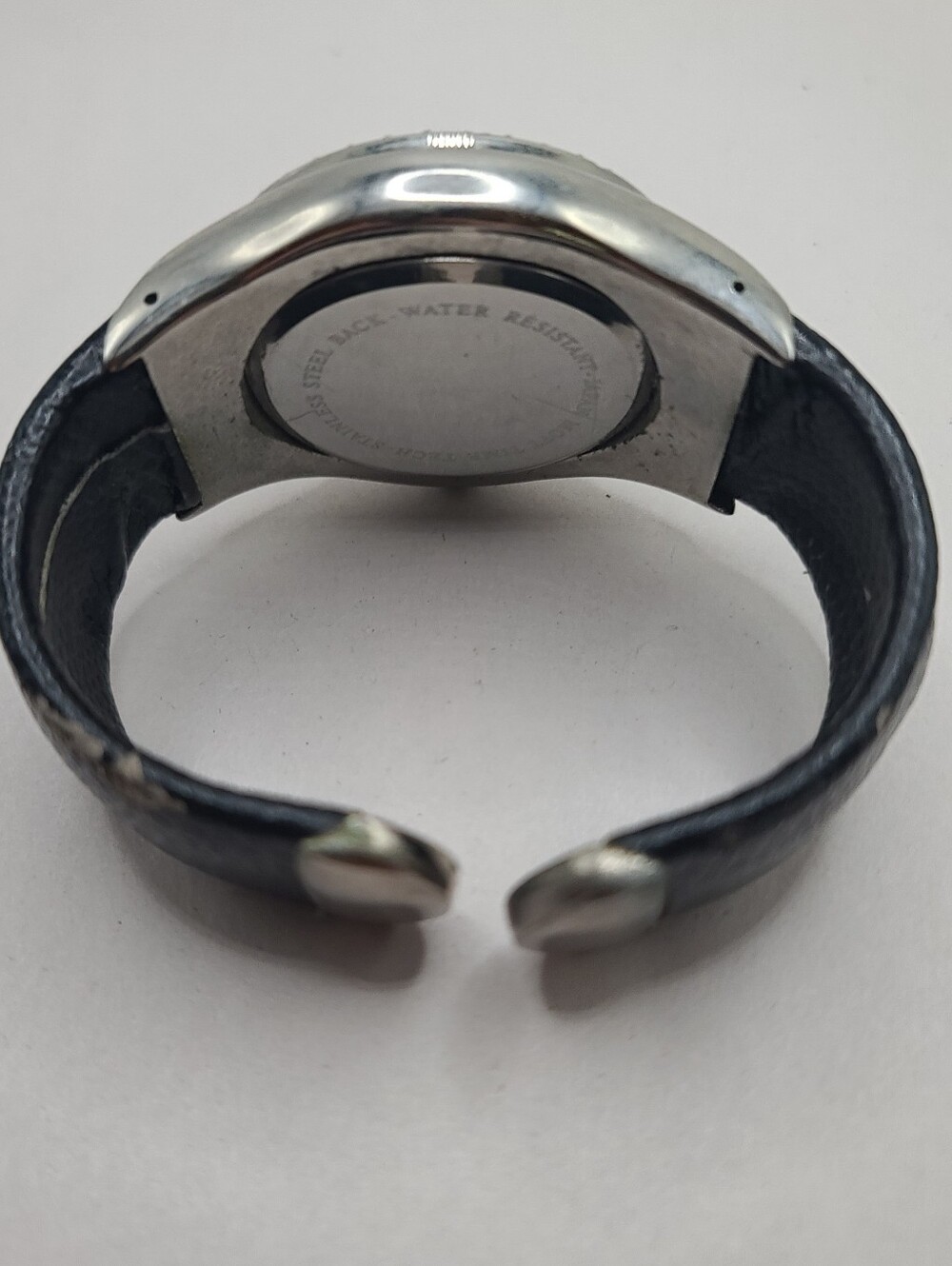Time Tech Black Rhinestone Cuff Watch - Picture 2 of 3